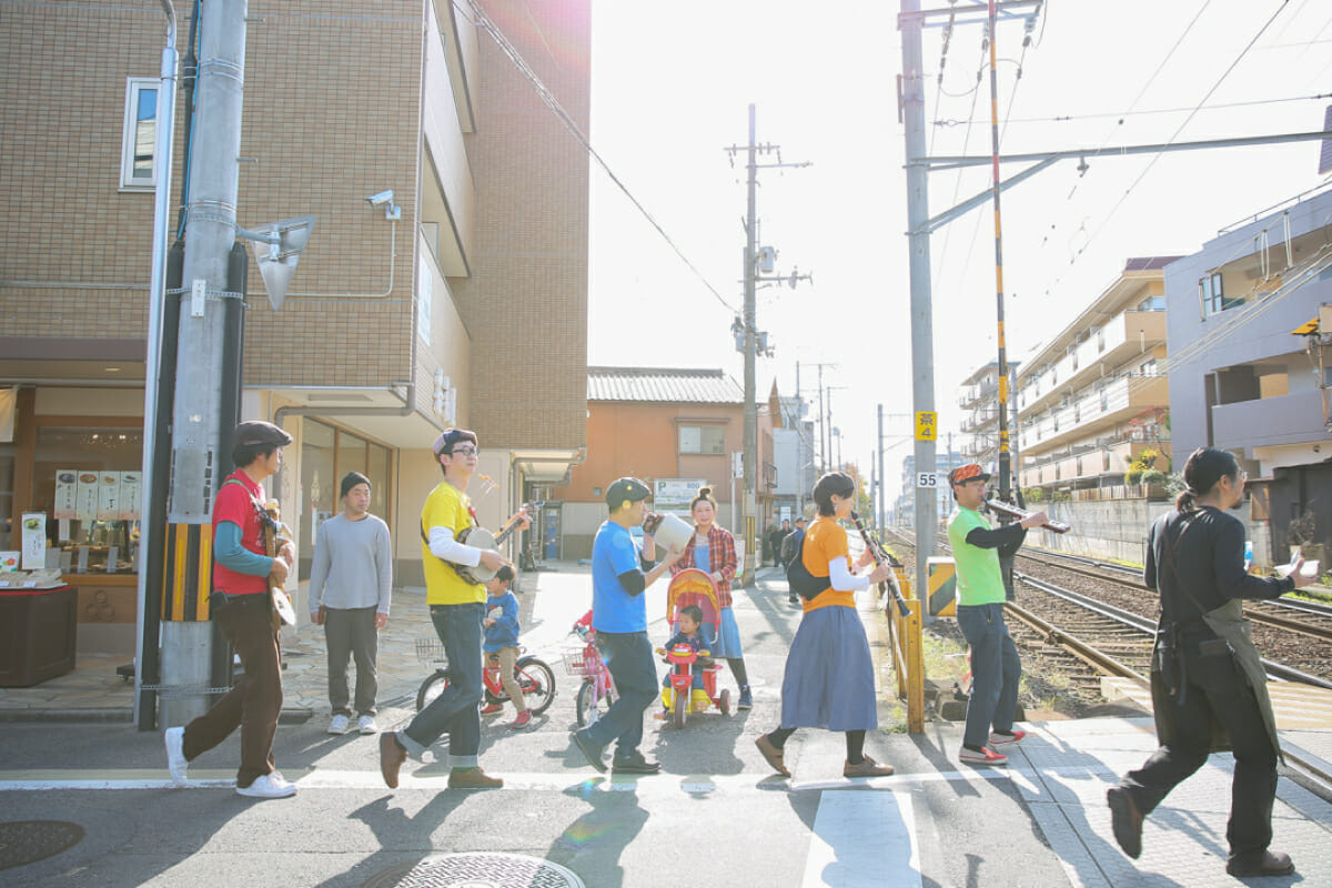 コロナ禍以前の一乗寺フェスと街の様子